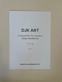 Image 3 of “Connection to Country: Deep Sandstone” A5 Print