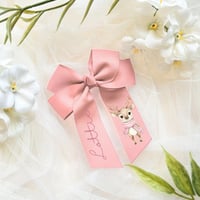 Image 2 of Christmas Bows- Pink