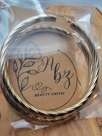 Image 3 of Large hoop earrings 