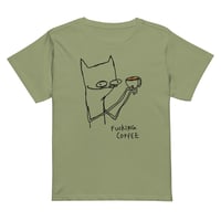 Image 2 of f coffee Women’s high-waisted t-shirt 