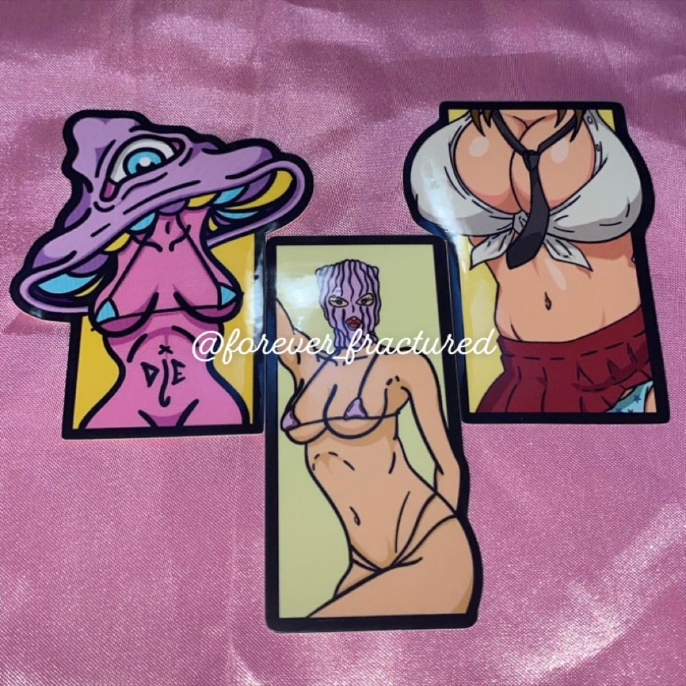 Image of 3 Baddie Sticker Pack 