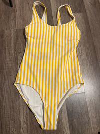 Image 1 of H & M yellow swimsuit 