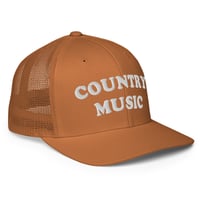 Image 2 of Country Music Closed-back trucker cap