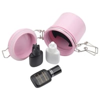 Image 5 of Eyelash Glue Storage Tank Container Individual Eyelash Extension Adhesive Stand Storage Jar Grafting