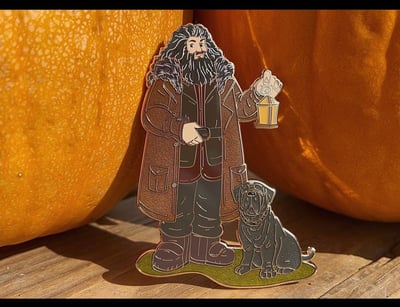 Image of Giant and his Good Boy!