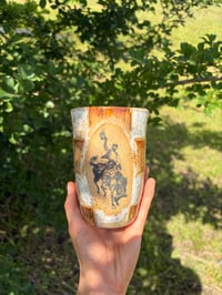 Image 2 of 12 oz. Checkered to go mug