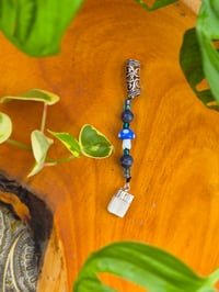 Image 3 of Selenite Dangle with Sodalite