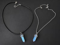 Image 1 of Opalite Point Pendant Necklace 