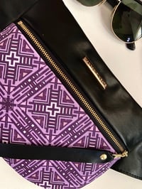 Image 5 of Purple tile crossbody 