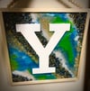 Initial Resin Canvas Portrait 