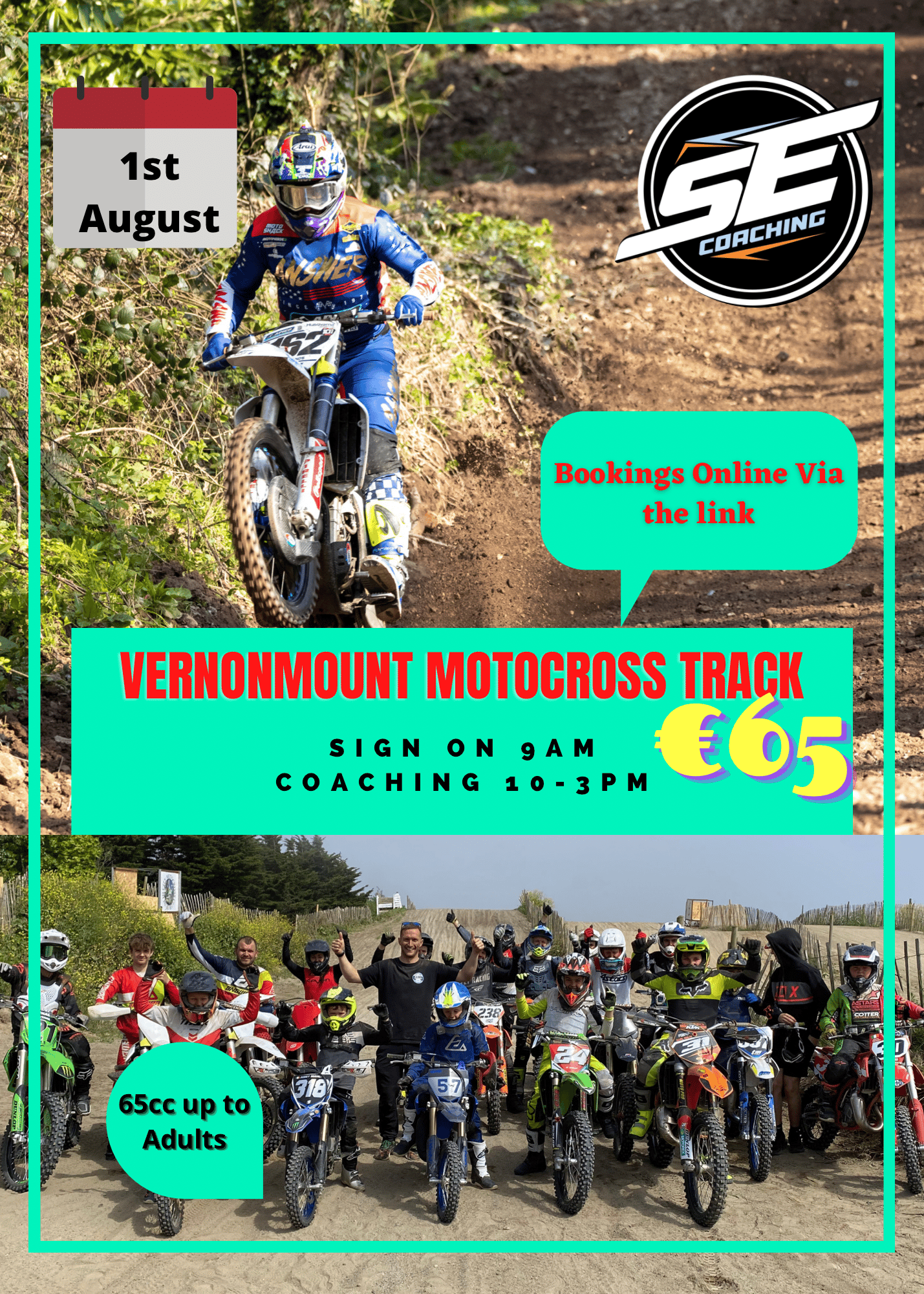 Image of Vernonmount Mx Track 1st August (Youth)
