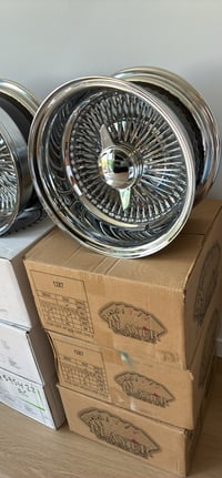 Image 2 of 13x7 72 spoke wire wheels 