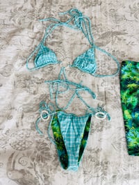 Image 2 of Reversible photoshoot bikini with matching sarong skirt