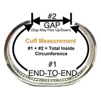 Image 8 of Nice gauge stamped signed stacker cuff 