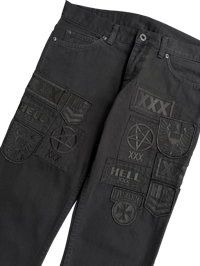 Image 3 of Hysteric Glamour “XXX” Patch Denim - 30 