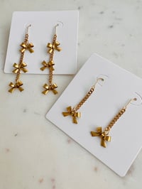 Image 6 of TINY BOW EARRINGS 