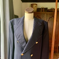 Image 2 of Jupiter Double Breasted Navy Wool Jacket XL