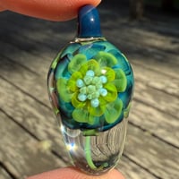 Long Stem Flower Pendant