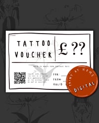 Image 1 of TATTOO VOUCHER (DIGITAL)