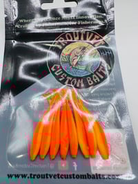 Orange Crush Micro Minnow 8 pcs