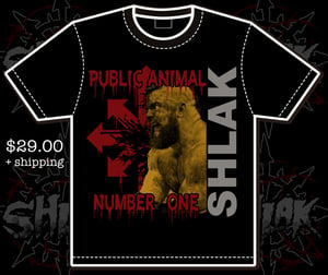 Image of PUBLIC ANIMAL NUMBER ONE t-shirt