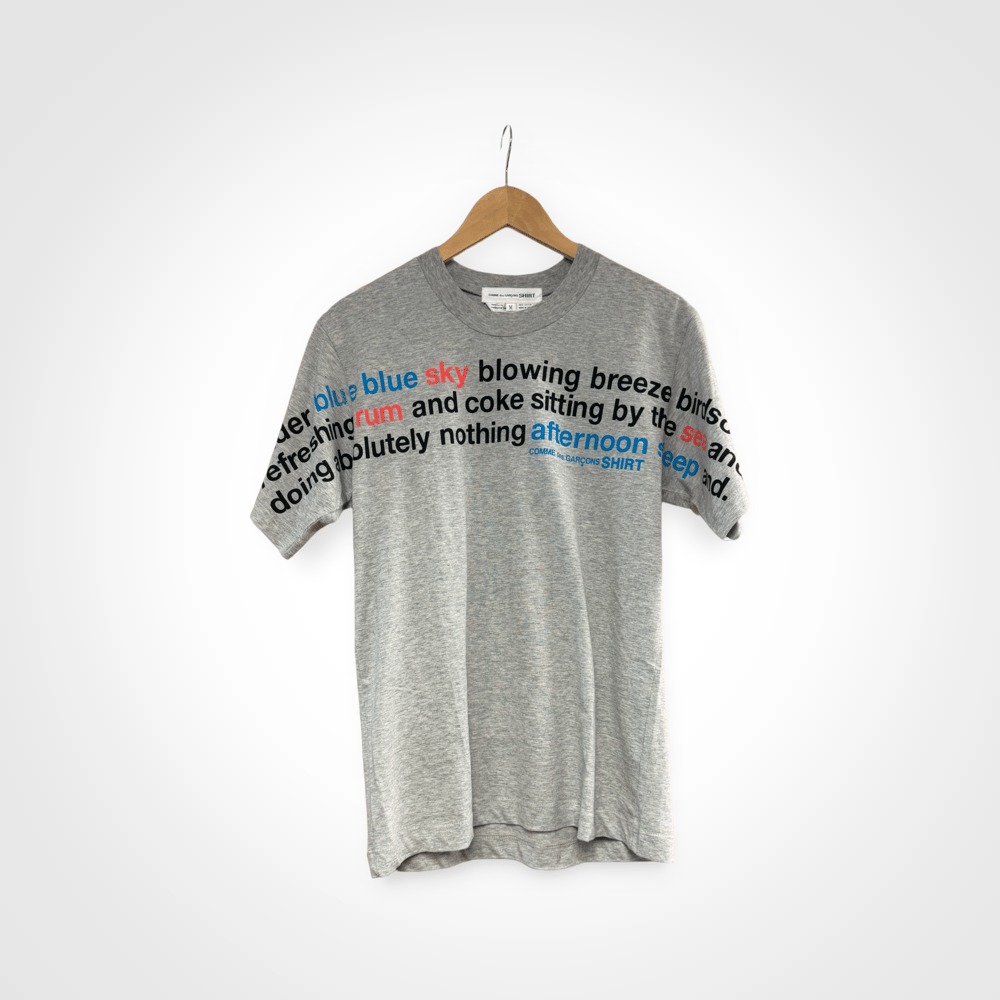 Image of CDG Shirt Poem Tee 