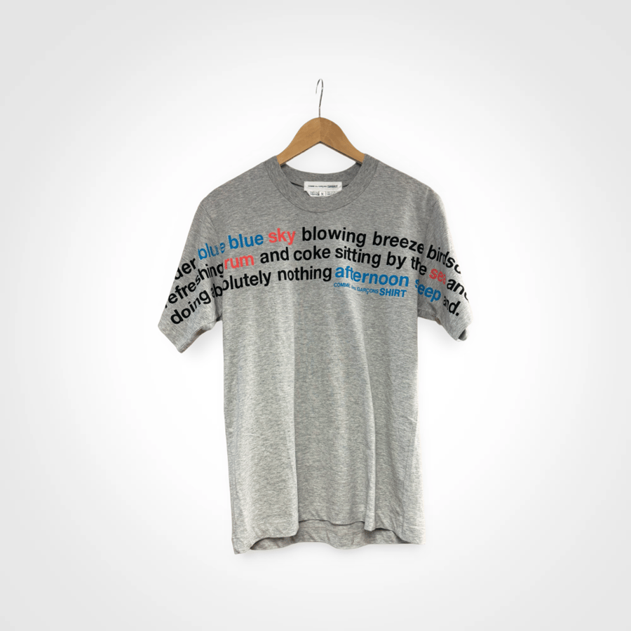 Image of CDG Shirt Poem Tee 