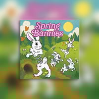 Spring Bunnies - Canvas 12"
