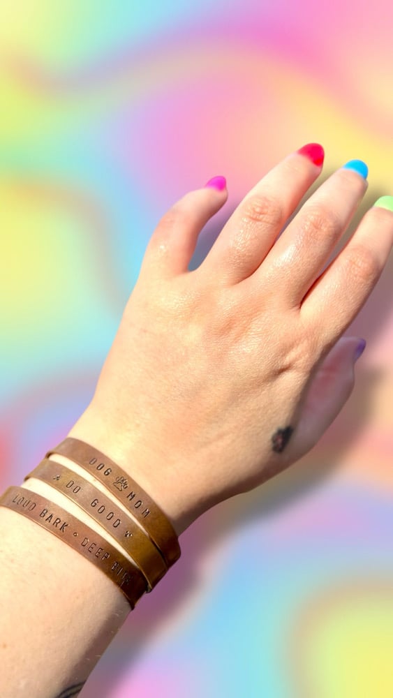 Image of Metal Stamped Bracelets