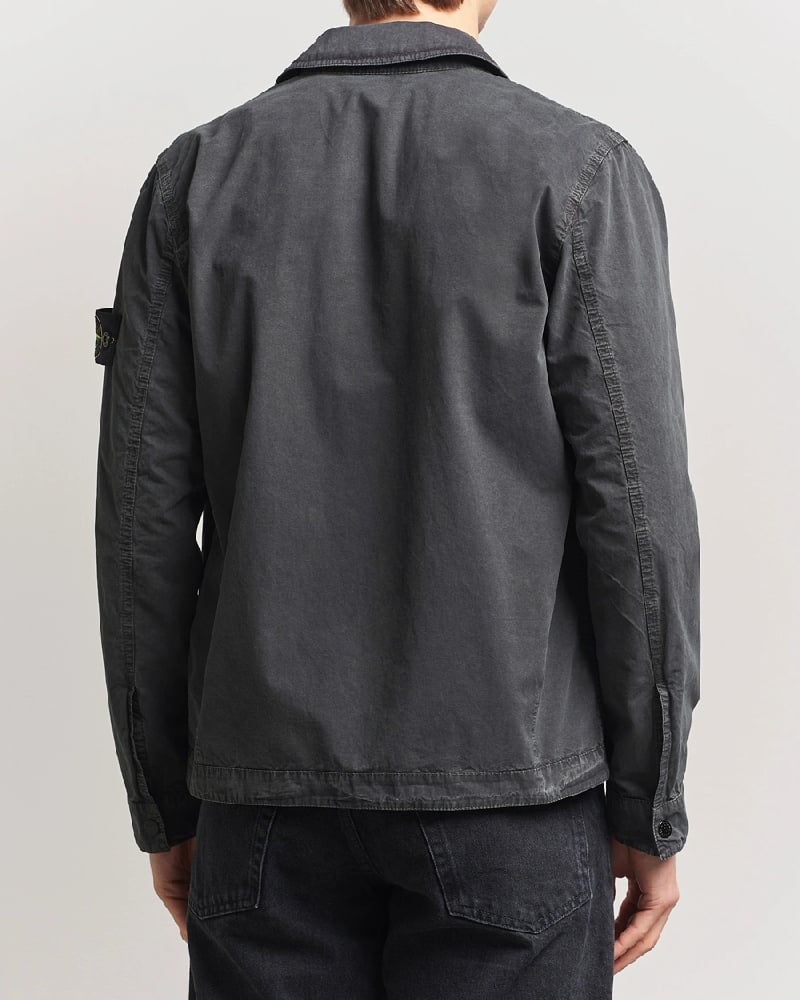 Image of STONE ISLAND 1200032 BRUSHED ORGANIC COTTON CANVAS 'OLD' EFFECT