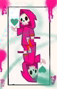 THE COLLECTOR OF HEARTS PRINT