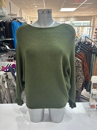 Image 4 of Bora - Batwing Ruffle Sleeve Jumper