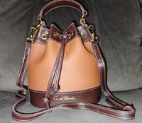 Leather Bucket Bag 