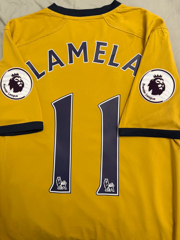 Image of PRE ORDER: Tottenham Hotspur “LAMELA 11” 2016/17 Third Shirt + PL patches (M)