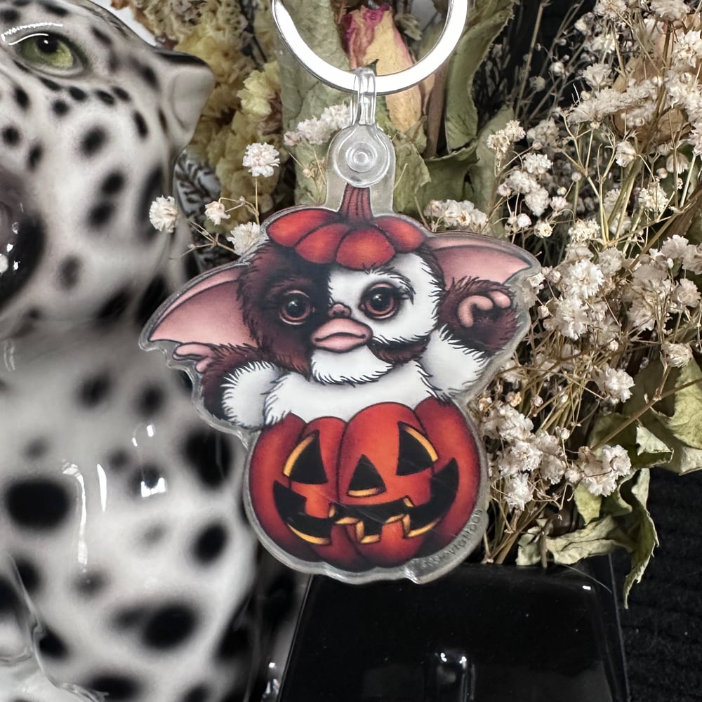 Pumpkin Gizmo Keychain