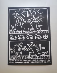 Keith Haring, "Exposition à la Tony Shafrazi Gallery"
