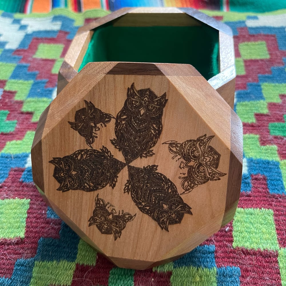 Owl Mandala Box