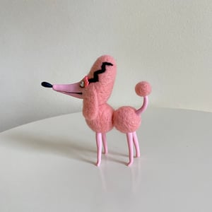 Image of Poodle in Pink and Black #1