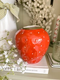 Image 1 of SALE! The Sweet Strawberry Vase