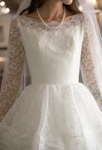 Image 2 of 1960s Tiered Lace Beauty 