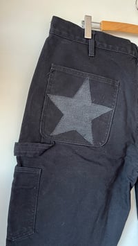 Image 2 of Black star jorts - 38in W