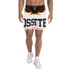 White BossFitted Men's Athletic Long Shorts