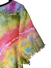 Image 11 of XL 90's Babydoll Mini Dress in Euphoric Geode Ice Dye