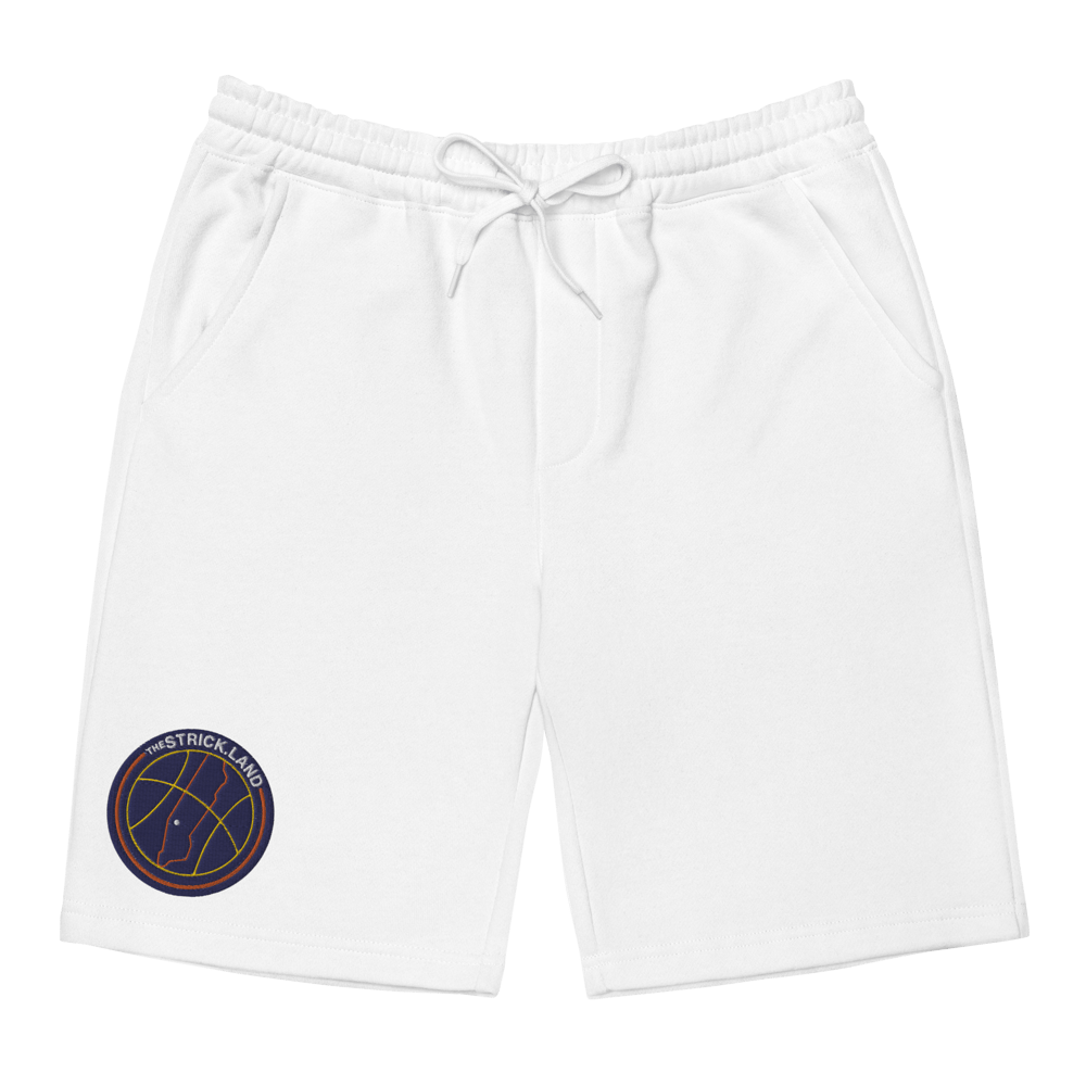 The Strickland Embroidered Men's fleece shorts