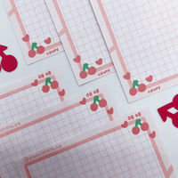 Image 5 of Cherry Memo Sheets