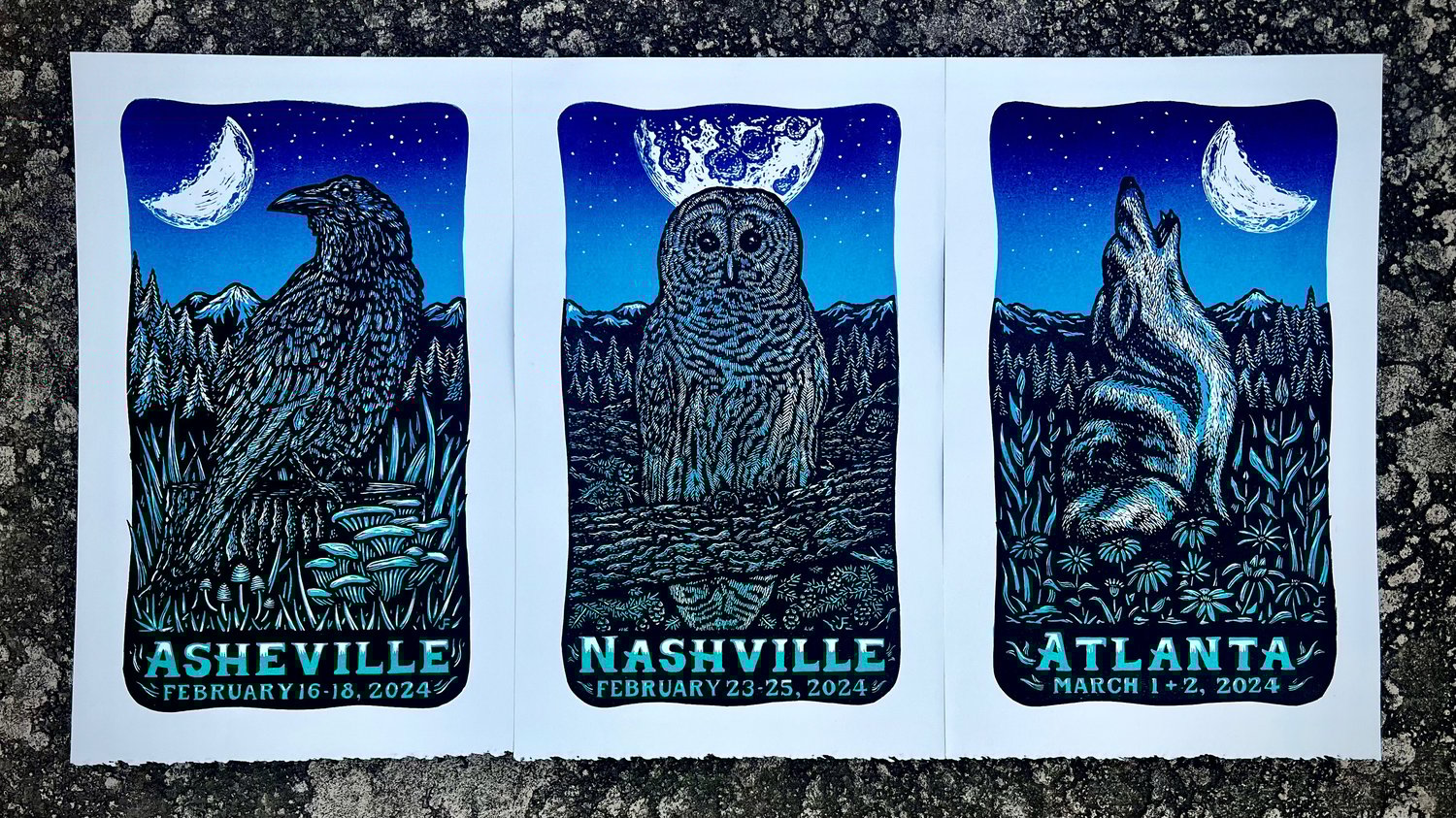 Image of Winter Tour 2024 prints