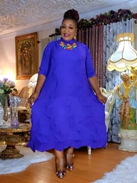 Royal purple dress
