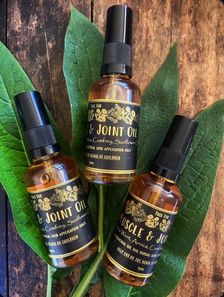 Image of Muscle & Joint Oil - St John’s Wort/Arnica/Comfrey - 50ml 