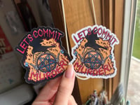 Image 3 of Let's Commit Murder! Crow - Sticker