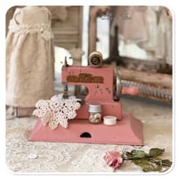 Image 2 of Vintage Child's pink toy sewing machine